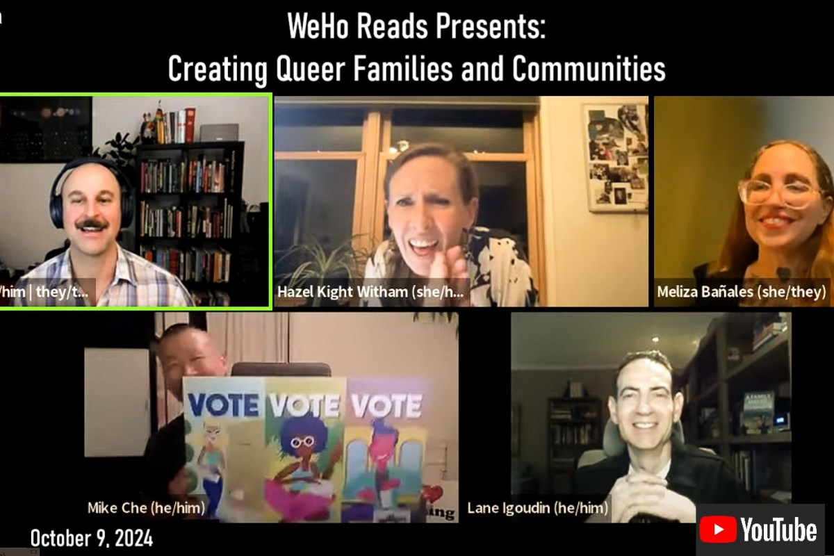 WeHo Reads’ authors panel for Nat’l Coming Out&nbsp;Day