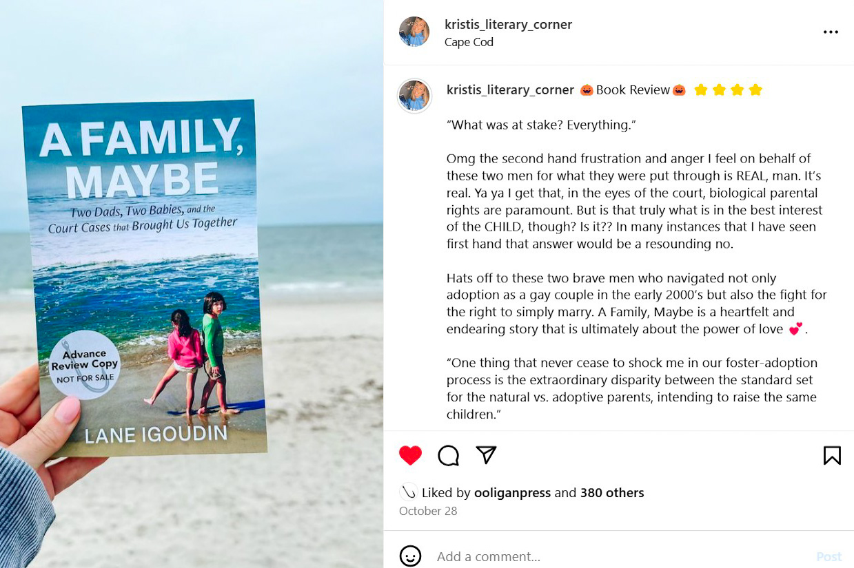 **** Bookstagram review